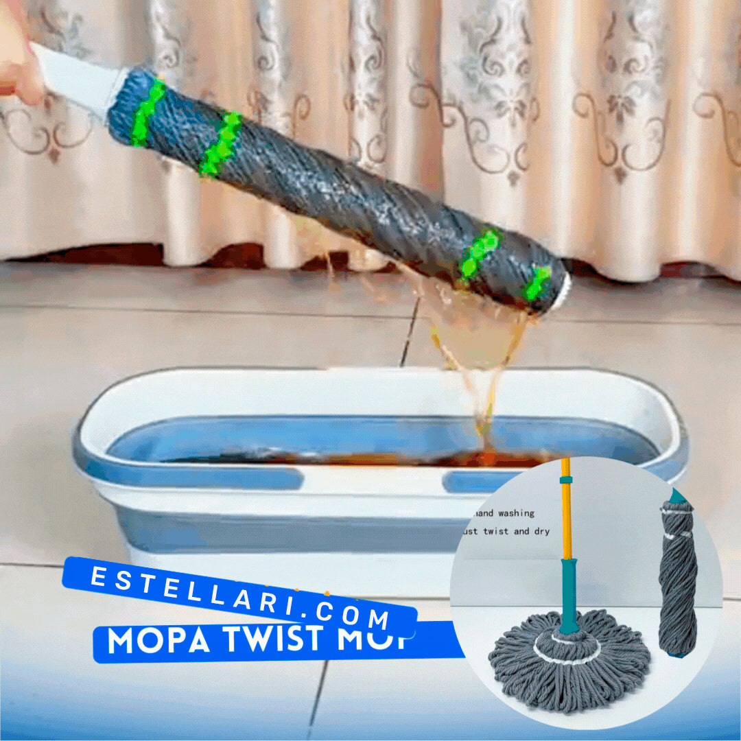 🚀 Mopa Twist Mop de secado rápido